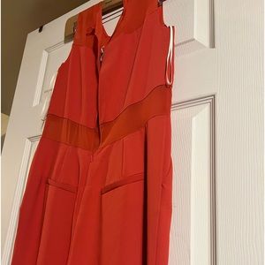 Orange Rachel Roy jumpsuit